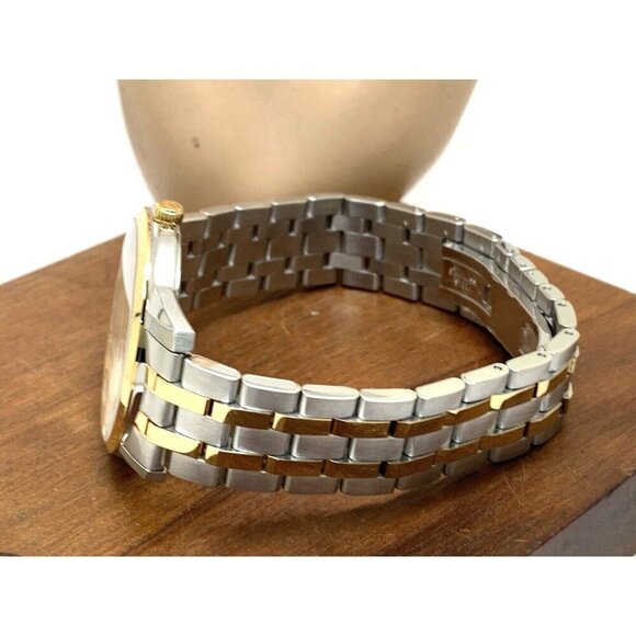 Bulova Men's Watch 98B385 Silver Dial Quartz Two Tone Stainless Steel 40… - Picture 8 of 13